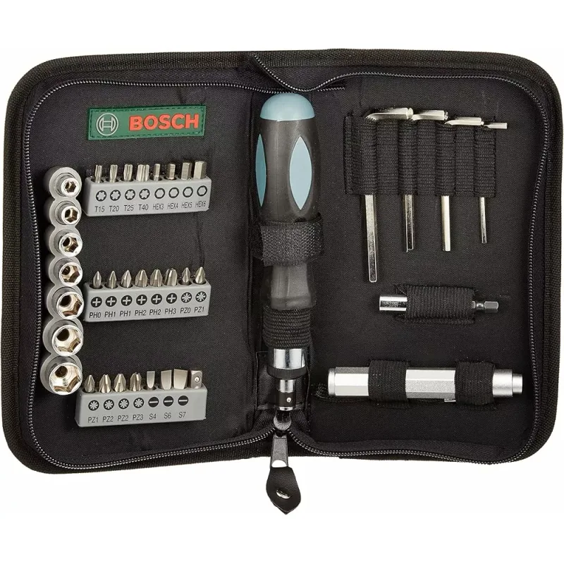 Assortiment De Forets Et D′embouts De Vissage 38 Pièces Bosch