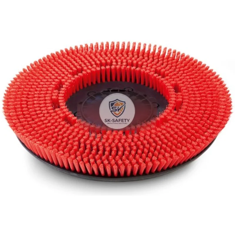 Brosse-disque, moyen, rouge, 430 mm