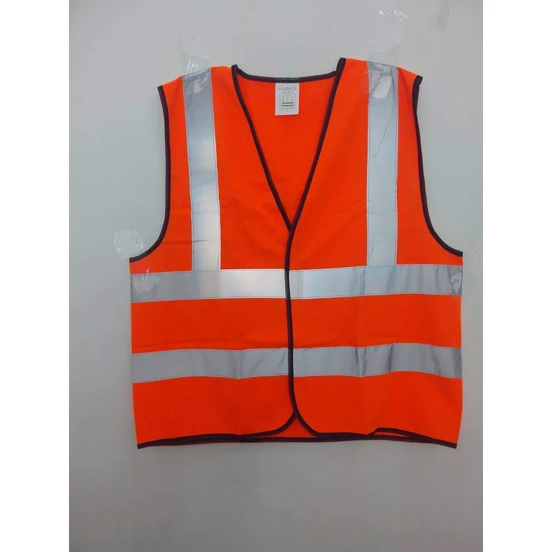 Gilet de signalisation orange fluorescent