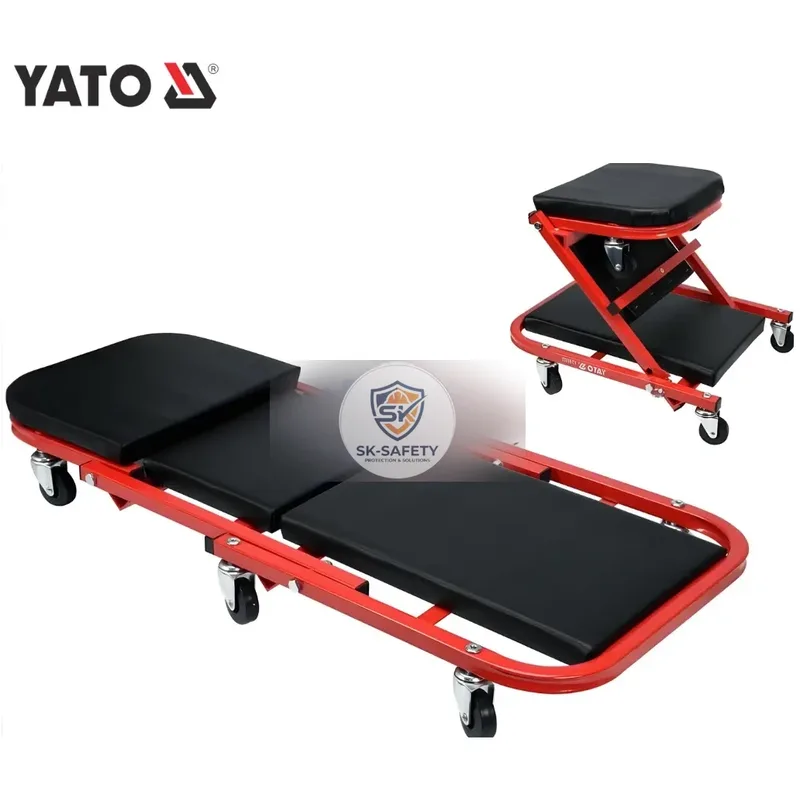 Chariot de visite pliable 2-en-1 à 6 roues | YATO YT-08802