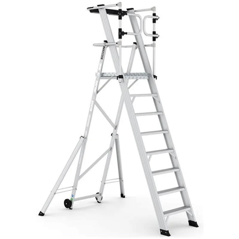 Plateforme de travail roulante pliable 7+1 marches CAGSAN KPN7