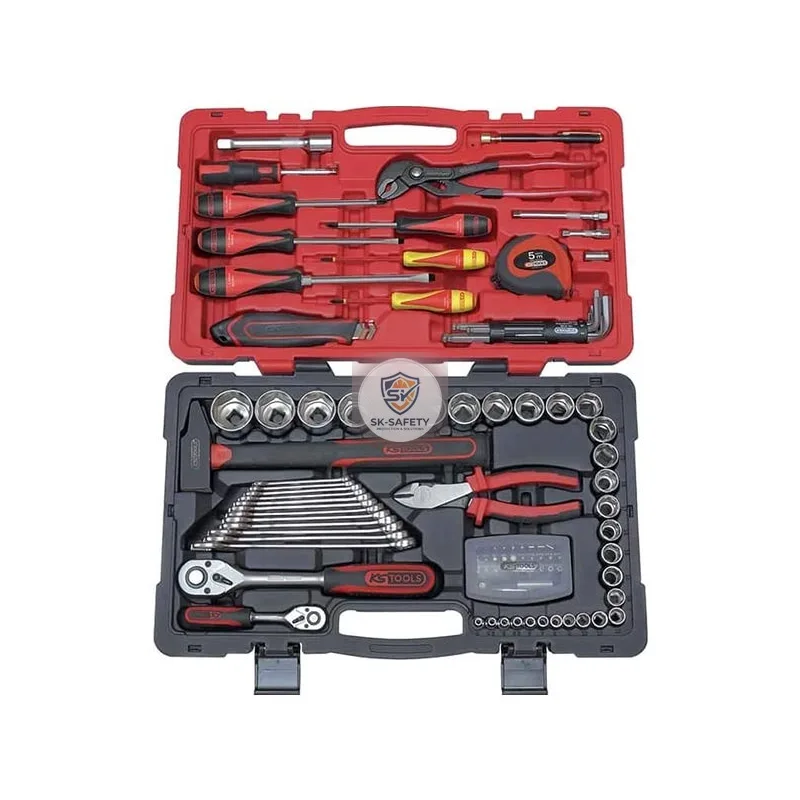 Coffret de douilles et accessoires 1/4" & 1/2'' 100 pièces
