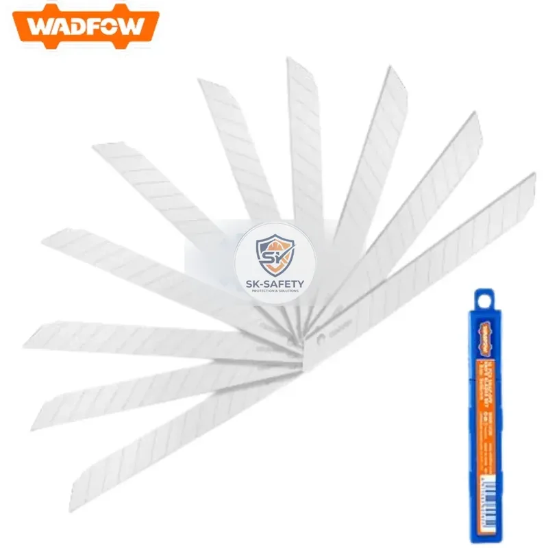 Jeu de 10 lames de cutter WADFOW – 61 mm, 80 mm, 100 mm