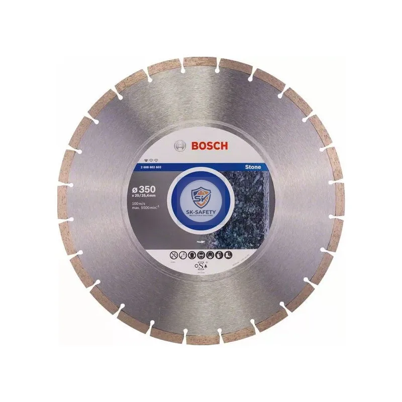Disque à tronçonner diamanté pierre Bosch Standard for Stone