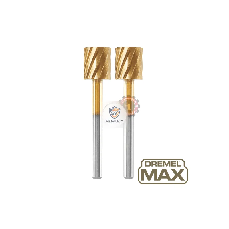 Lot de 2 Fraises à sculpter Dremel Max 115 ø 7,8mm cylindrique 26150115DM