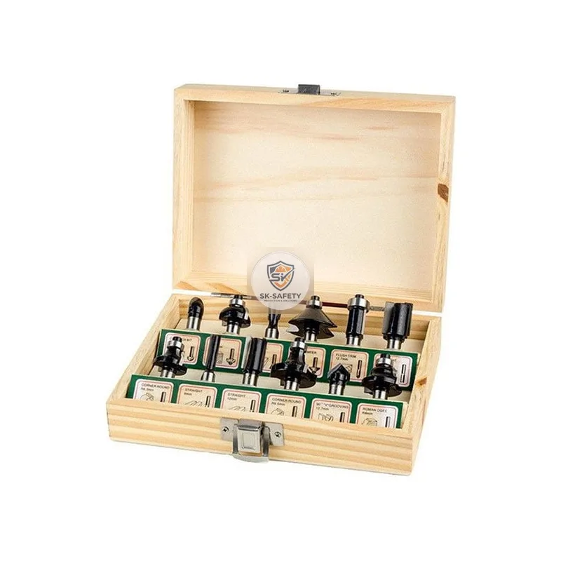 Jeu de fraise à bois 12 pièces