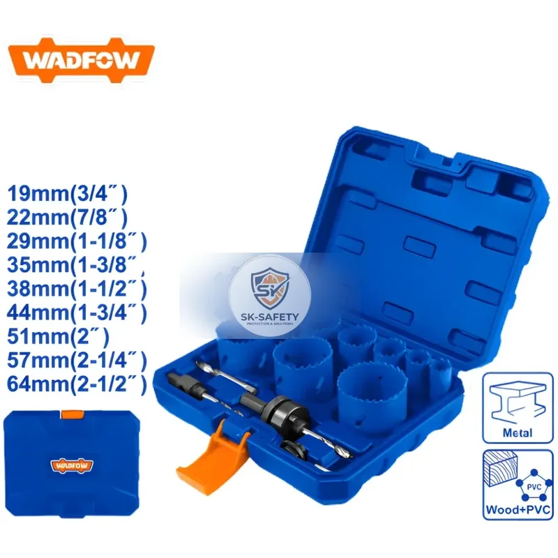 Jeu de scies trépan WADFOW – 13 pièces