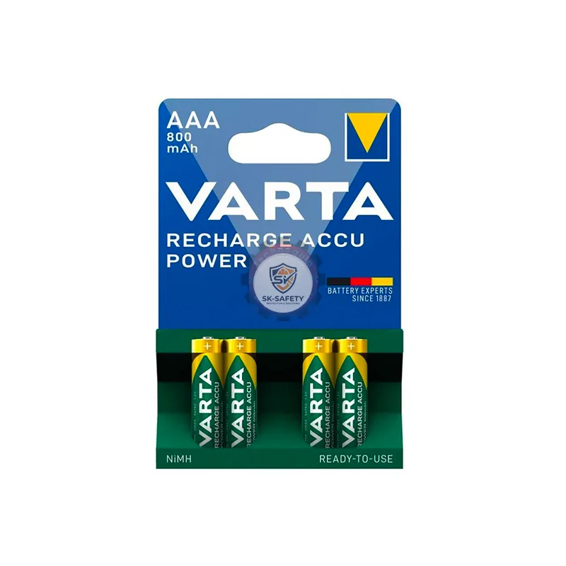 Piles Rechargeables AAA HR03 800mAh Varta