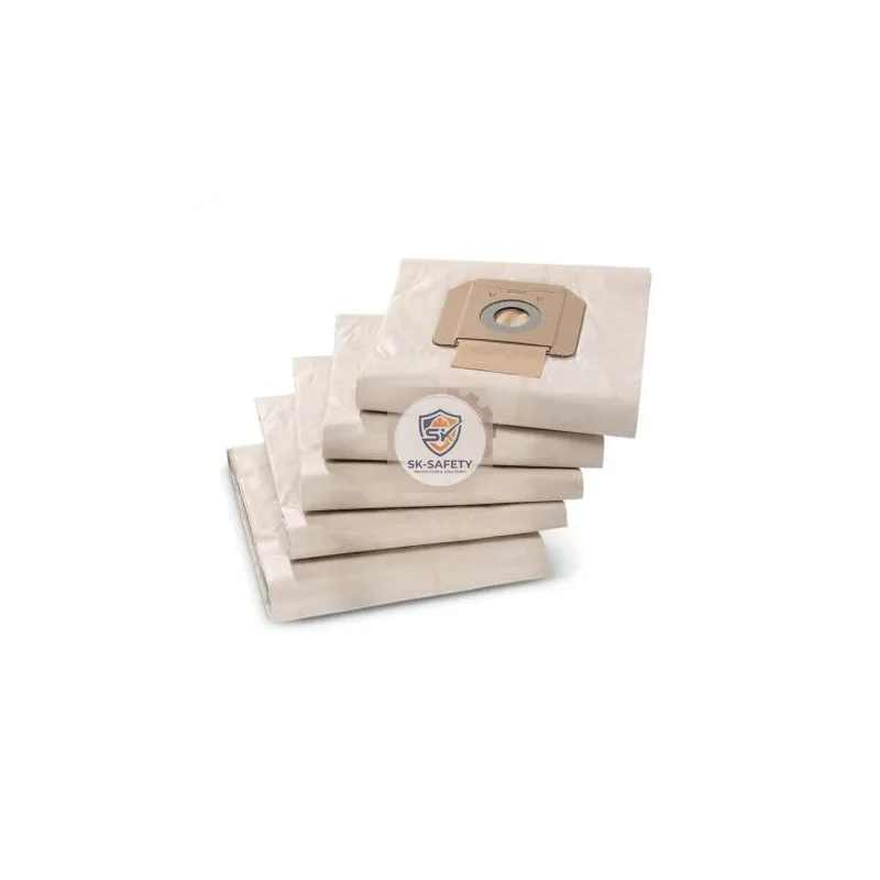 Sacs filtrants papier 5 pcs karcher