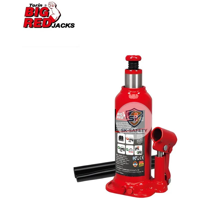 Cric bouteille hydraulique BIG RED – 5T / 10T / 15T / 20T / 32T