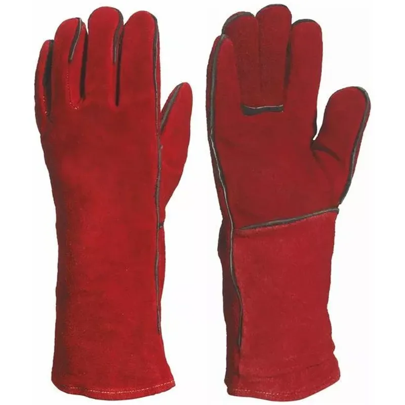 Gant Soudeur Rouge Anti Chaleur T14