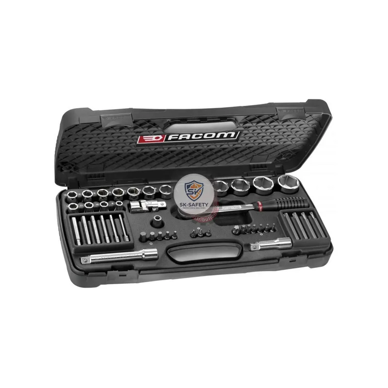 Coffret douilles métriques 6 pans 1/2" S.900 facom