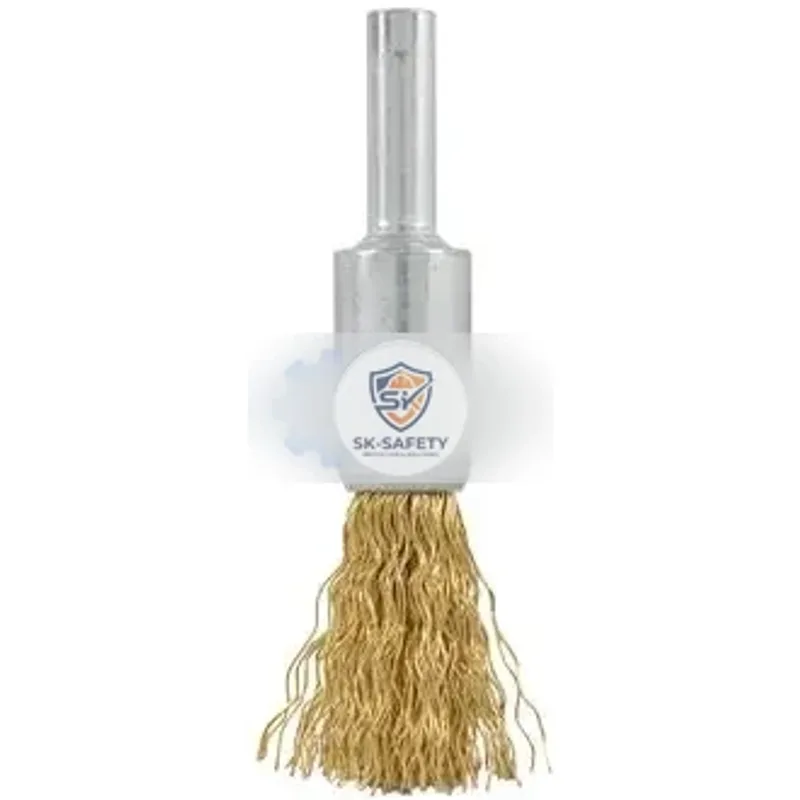 Brosse métallique en pinceau 24mm pour perceuses TOTAL