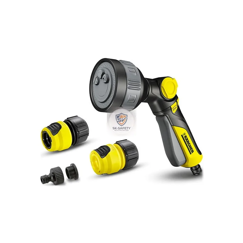 Kit pistolet d'arrosage 4 formes