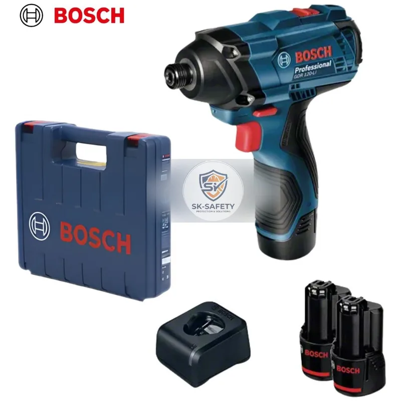 Boulonneuse / Visseuse à choc BOSCH 12V GDR 120-LI Professionnel en coffret + 2 Batteries