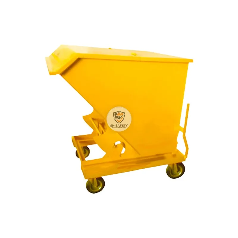 Caisson auto basculant 1400L avec couvercle