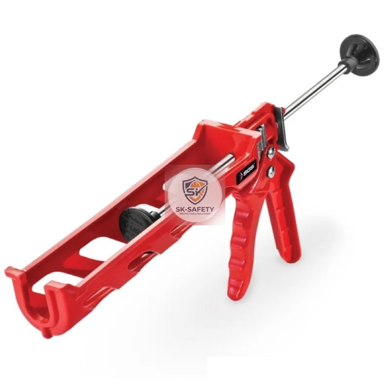 Pistolet Silicone 400ml Extra Plast Rouge - SGS273
