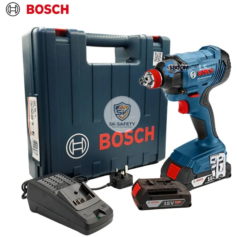 Boulonneuse / Visseuse à choc BOSCH 18V GDX 180-LI Professionnel en coffret + 2 Batteries