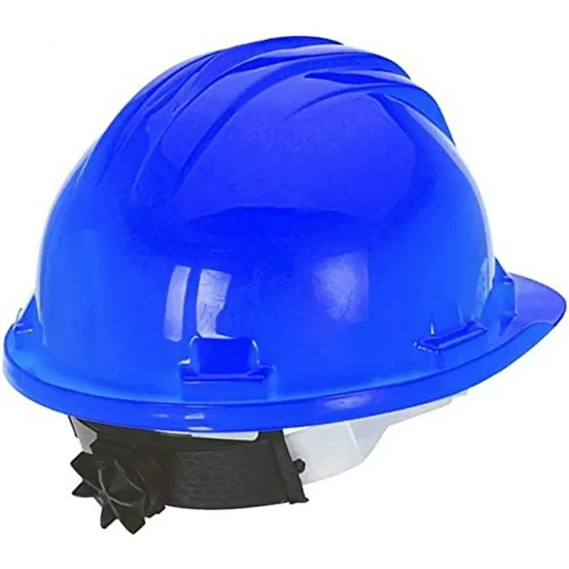 Casque De Chantier Serre Tête Cremailiere Climax 5-rg Bleu